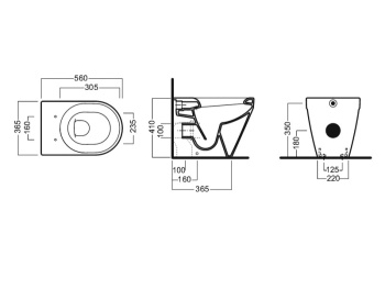 Унитаз напольный Hatria Daytime Evo YXV701