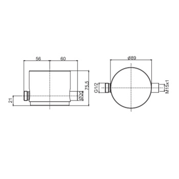 Кнопка-педаль ножная для открытия/закрытия потока Fima Carlo Frattini Outdoor нержавеющая сталь F6702INOX