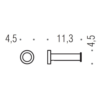 Держатель туалетной бумаги Colombo Plus подвесной, PVD графит полированный W4992.GL