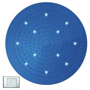 BOSSINI DREAM-XL OK Верхний душ Ø 1000 мм, с 12 LED RGB, блок питания/управления, Cromoterapi