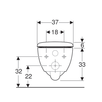 Унитаз подвесной Geberit Renova 500.803.00.1