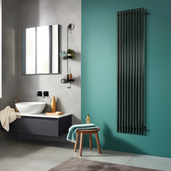 Полотенцесушитель водяной Secado Бергамо плюс 10 4673739248713 200х53 черный