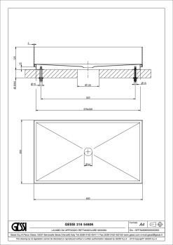 Накладная раковина Gessi Gessi316 54606.708 Copper Brushed PVD