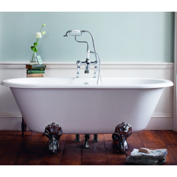 Смеситель для ванны Burlington T8-QT BNKL никель