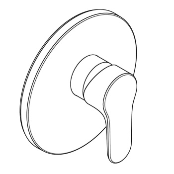 Смеситель Kludi Objekta 326550575 для душа