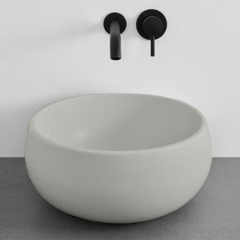 Раковина накладная Cielo Le Bacinelle BATO PM 43 см серый