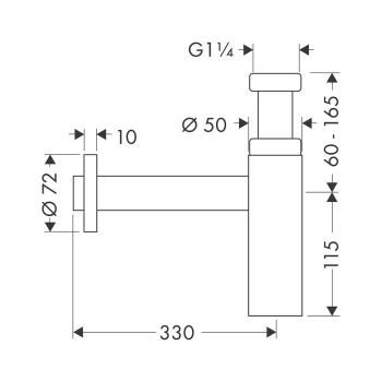 Сифон для раковины Hansgrohe Flowstar S 52105000