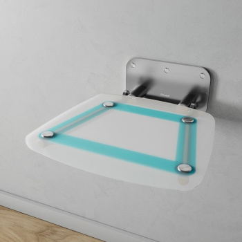 Универсальное складное сиденье для душа Ravak OVO B II-BLUELINE B8F0000055