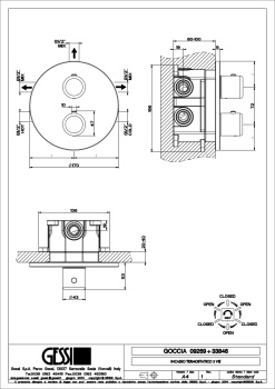 Смеситель для душа Gessi Goccia 33846.279 Matte White