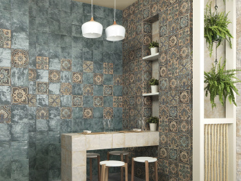 Керамическая плитка Mainzu Mandala Green Matt  20x20 см PT02796