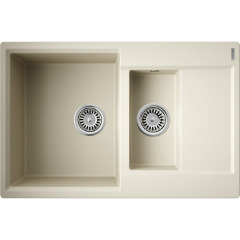 Мойка кухонная Omoikiri Daisen 78-2T-BE ваниль 4993529