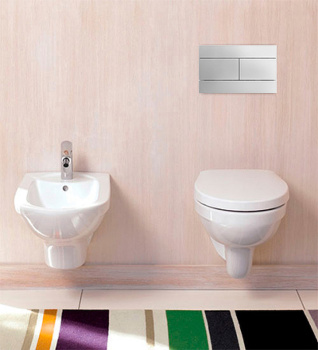 Унитаз c инсталляцией Jacob Delafon Patio E21739RU-00 белый