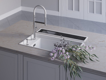 Смеситель для кухни Omoikiri Osaka BN-WH с гибким изливом 4994305