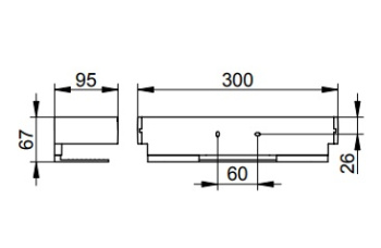 Корзинка для душа Keuco Edition 11 11158290000 алюминий\красное золото шлифованный