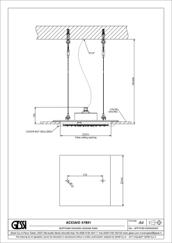 Встраиваемая душевая система Gessi 57801.238 Mirror Steel