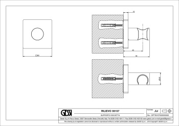 Держатель душевой лейки Gessi Rilievo 59157.031 Chrome