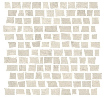 Мозаика 1062374 Mosaico Costruire Random Metallo Bianco 30х30