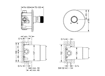 Смеситель для душа Jorger Valencia 638.40.555.000-12 хром/черный хрусталь