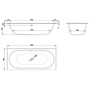 Стальная ванна Bette Starlet 180x80 1634-000 AR