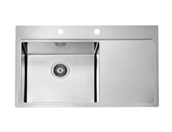 Кухонная мойка Alveus Pure 50 1103652, в комплекте с сифоном