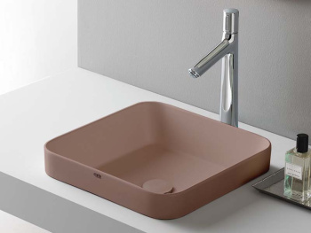 Раковина встраиваемая Cielo Enjoy EJLASIQ CP 40 см розовый