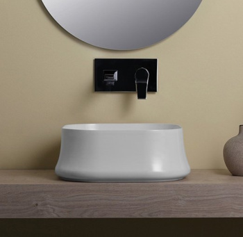 Раковина накладная Simas Sharp SH06bi*0 42 см белый