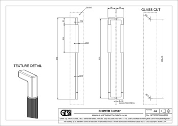 Ручка смесителя Gessi 67537.727 Brass Brushed PVD