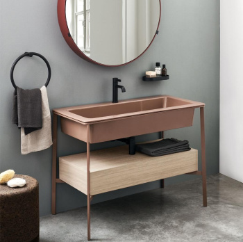 Раковина встраиваемая Cielo I Catini Catino CALARSF NI 110 см коричневый