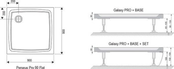 Душевой поддон Ravak Perseus Pro XA037711010