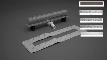 Линейный трап под плитку Radaway 5L115A/5R115B