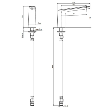Излив для ванны Fima Carlo Frattini Texture Collection на 1 отверстие, хром F2643CR