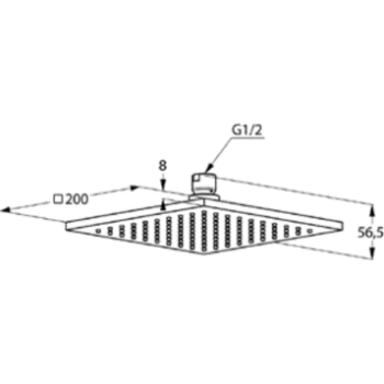 KLUDI 6442005-00 A-QA Душ верхний