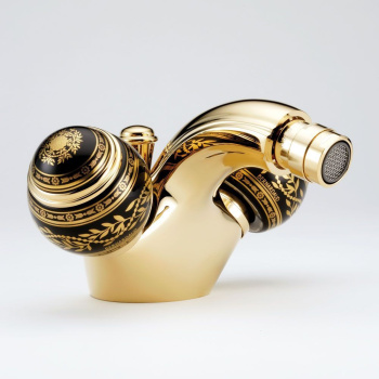 Смеситель для биде THG Marquise Noir Decor Or A7F-F01-3202 полированное золото