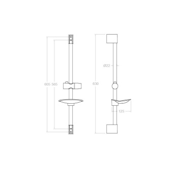Душевая штанга Ramonsoler 982402S