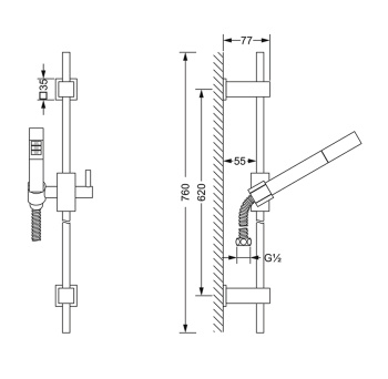 Душевой гарнитур Jorger Empire Royal 626.13.300.020 gold