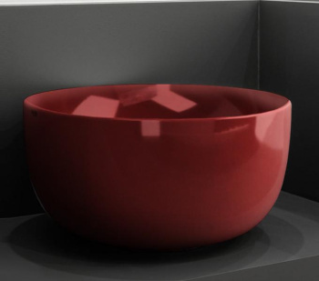 Раковина накладная Cielo Era BAERA CO 45 см красный