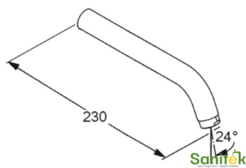 Излив 730220500 KLUDI Запчасть