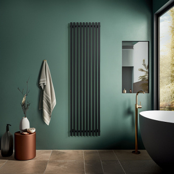 Полотенцесушитель водяной Secado Бергамо плюс 10 4673739248713 200х53 черный