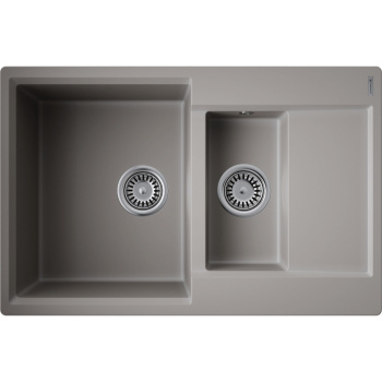 Мойка кухонная Omoikiri Daisen 78-2T-GR leningrad grey 4993585