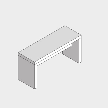 Скамейка для ног материалы осина натуральная Effegibi, AS 10 00 1420