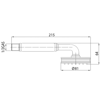 Ручной душ Nicolazzi  Liberty 7114CR