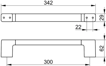 Поручень Keuco Collection Moll 12707010000