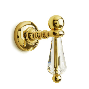 3SC Boheme Крючок одинарный, цвет: золото 24к. Lucido BO15GD