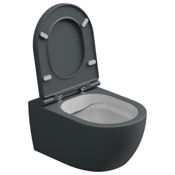 Чаша подвесного унитаза GSG Ceramic Design Like White/Ebano Matt LKWCSOBI000/028