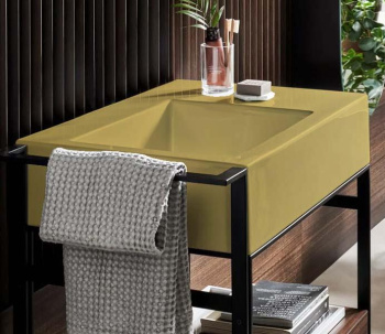 Раковина накладная Cielo I Narcisi NALAMSXSF AM 76 см левая коричневый