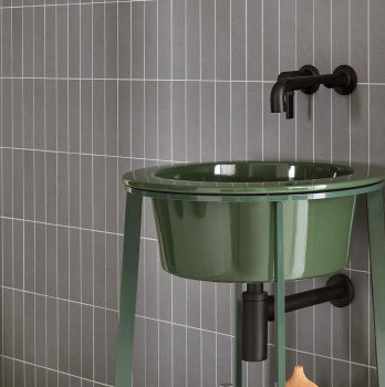 Раковина встраиваемая Cielo I Catini Catino Tondo CALAT SM 50 см зеленый