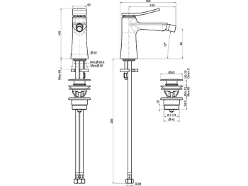 Смеситель для биде Fima Carlo Frattini FLO F3802CR