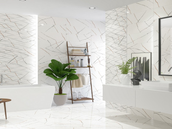 Керамическая плитка Eletto Ceramica Bianco Covelano Bianco Covelano 42x42 см 508123001