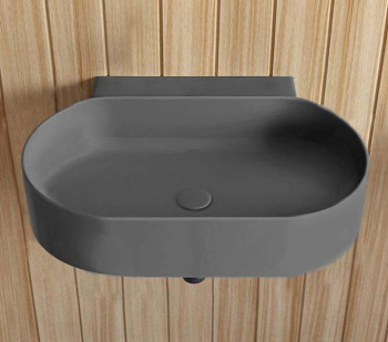 Раковина подвесная Cielo Mare MRLS70SF CM 70 см серый