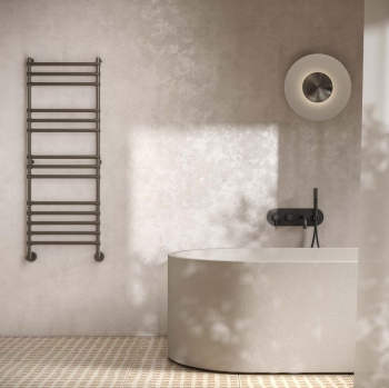 Полотенцесушитель водяной Margaroli Sole 4643711MOBN 107x43 бронза